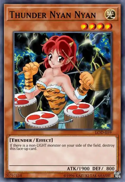 Edison Rulings for Thunder Nyan Nyan